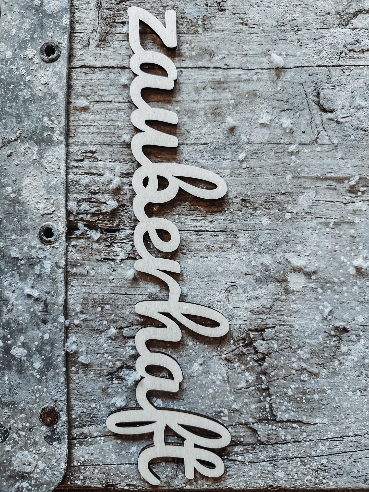 Holzschriftzug „zauberhaft“ groß