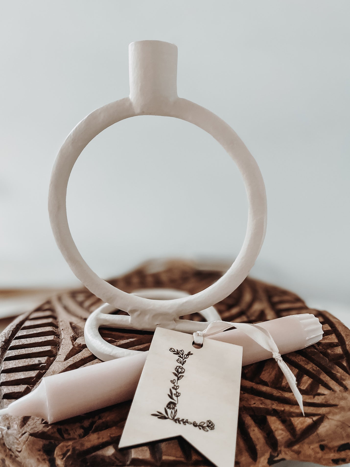 Kerzenständer Nora rosé