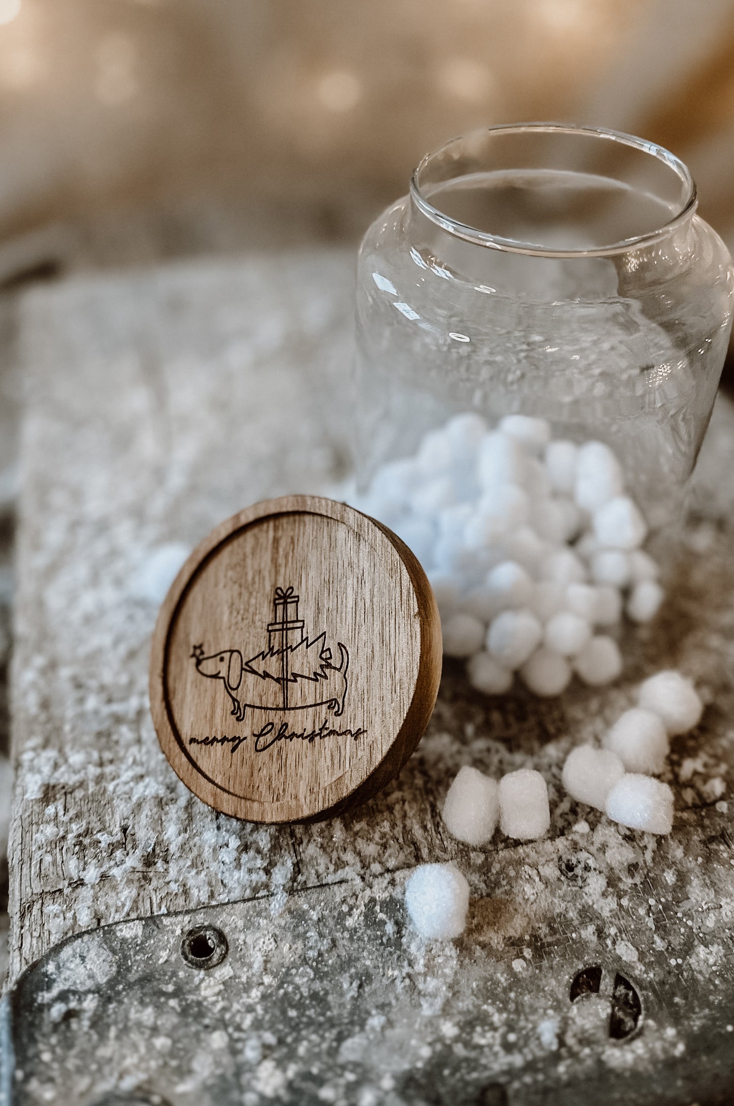 Vorratsglas „Weihnachtsdackel“