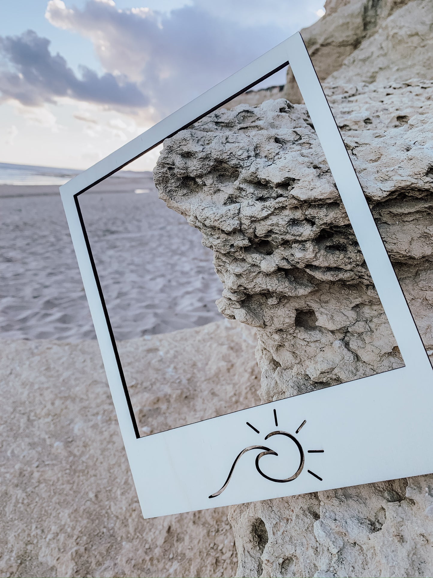 Polaroidrahmen XXL •sun and wave•
