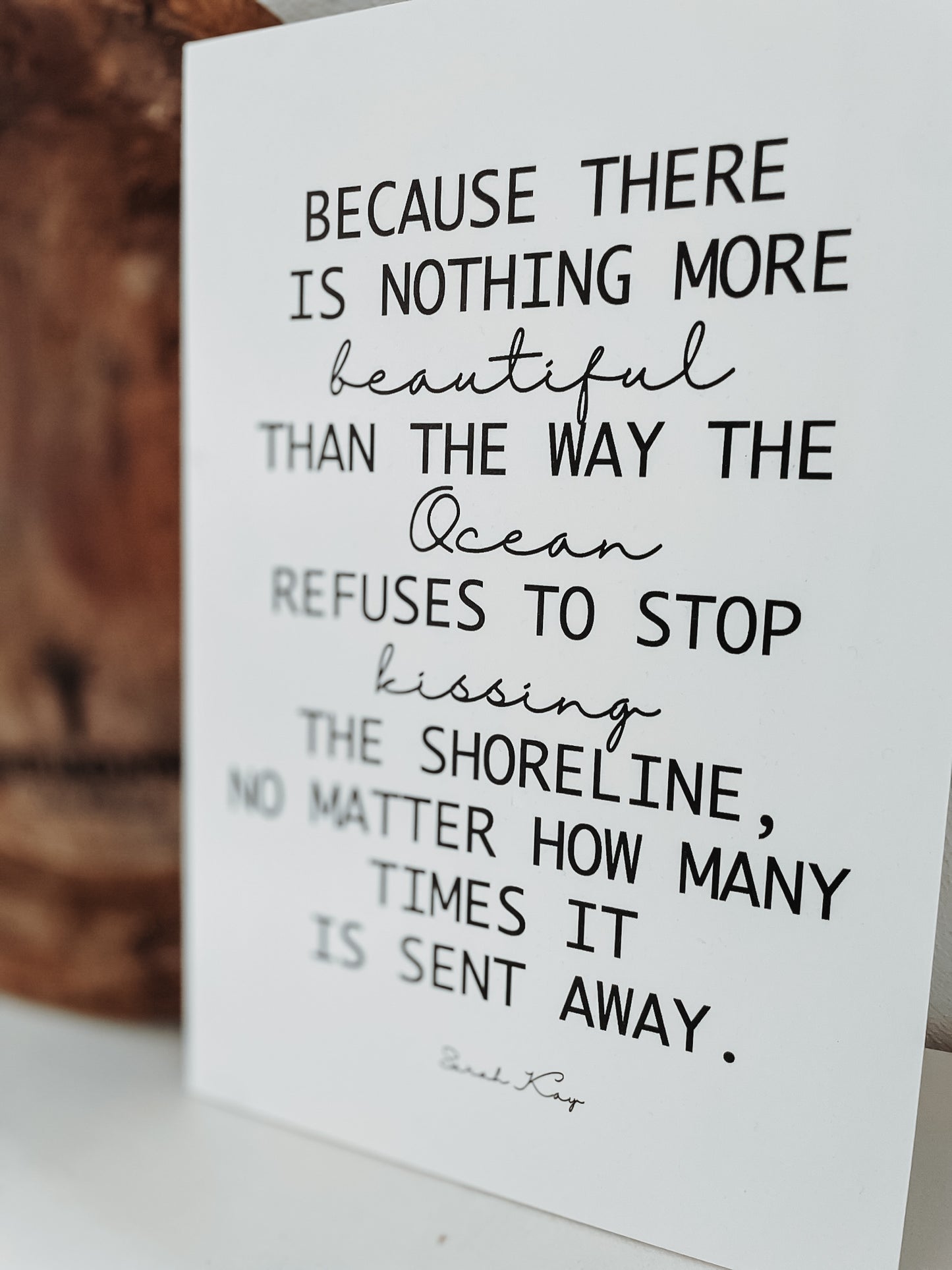 Textplatte •Meerliebe•