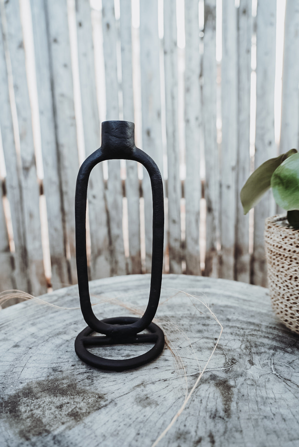 Kerzenständer Britta schwarz