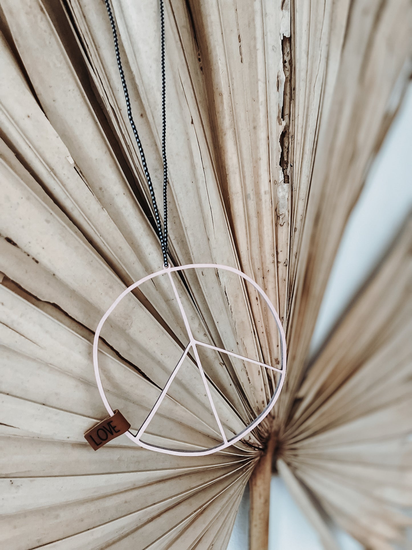 Peace filigran klein -rosa-