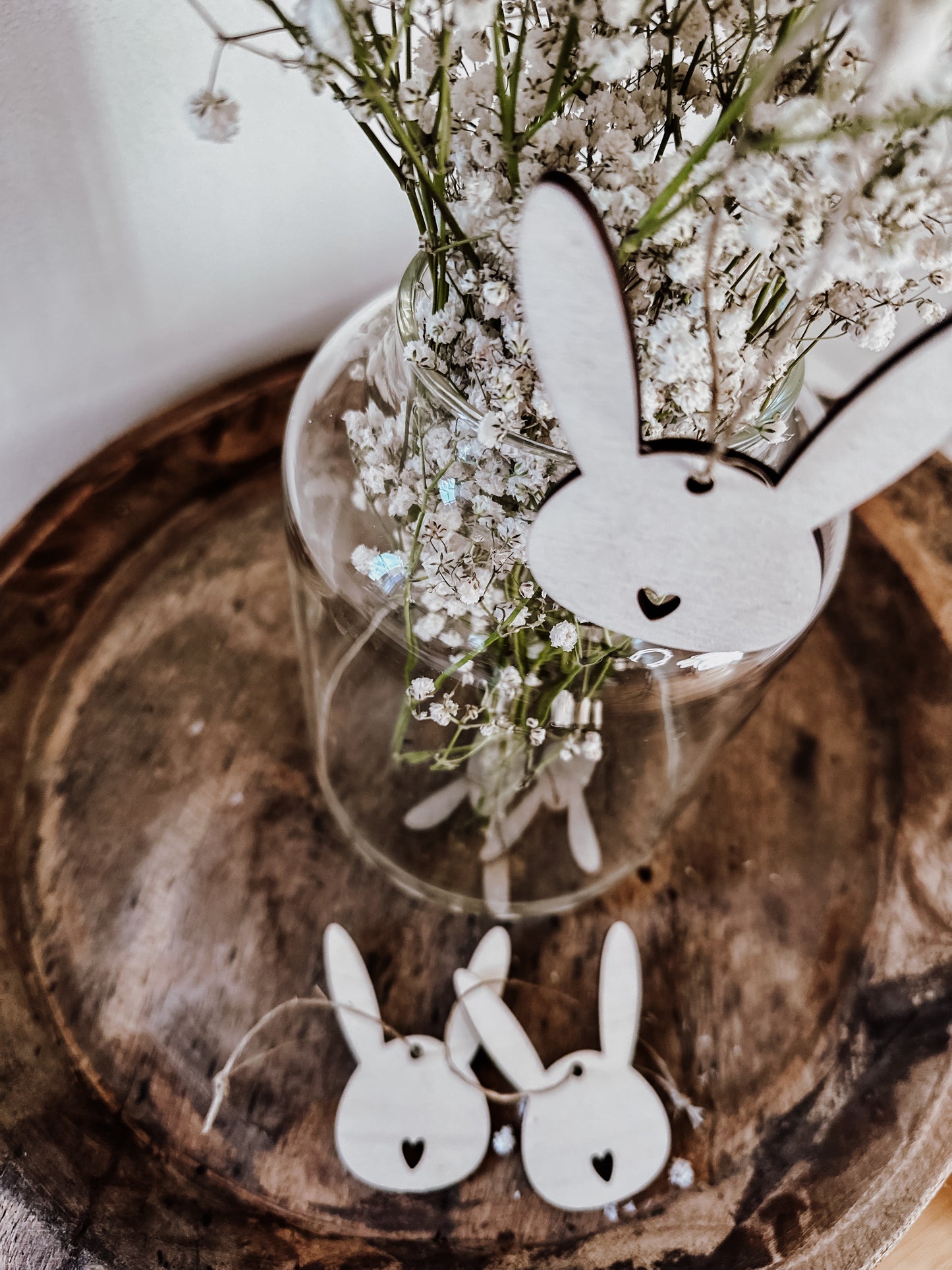 Anhänger Hasenkopf 3er Bundle