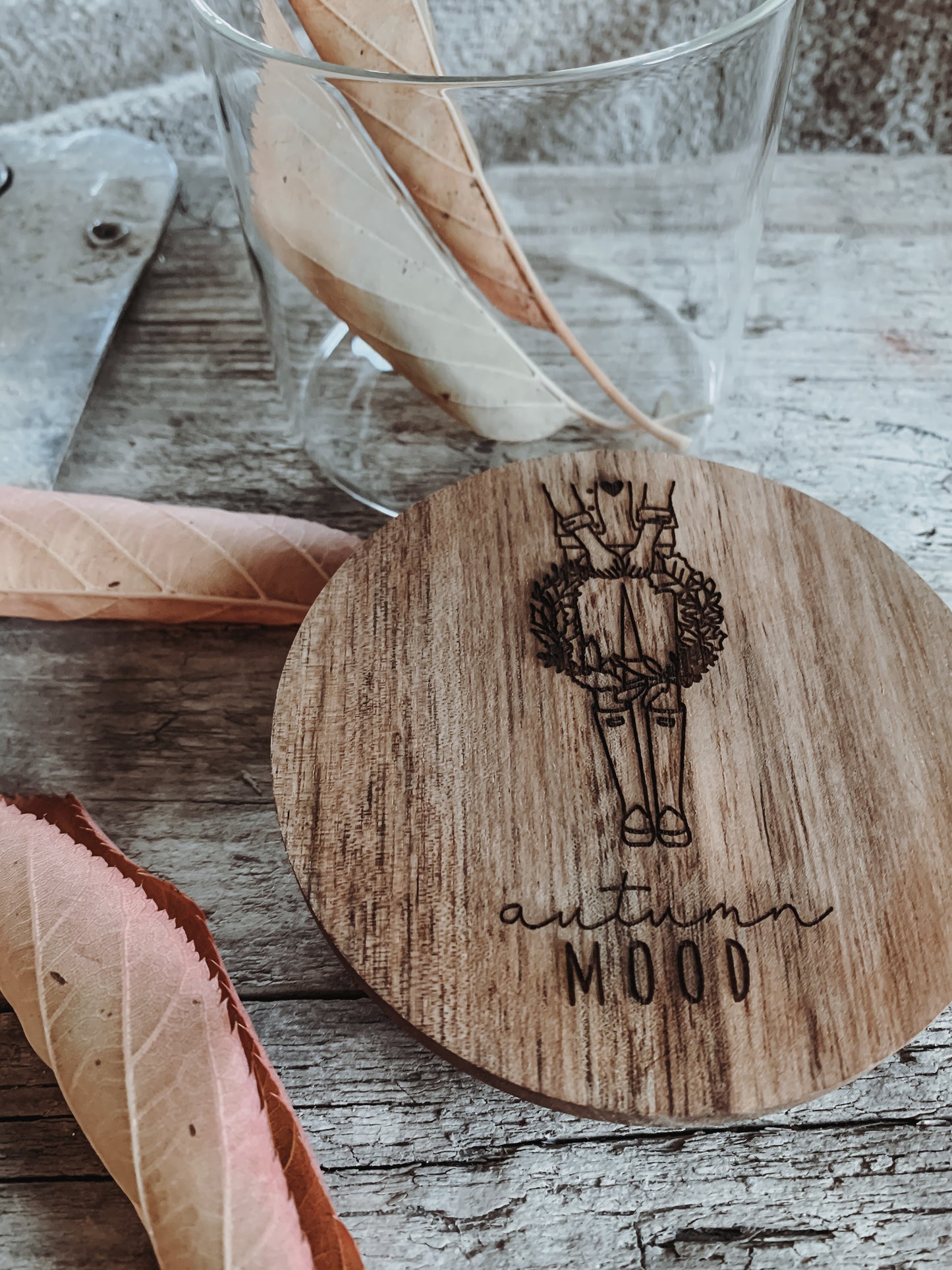 Glasdose „autumn mood“