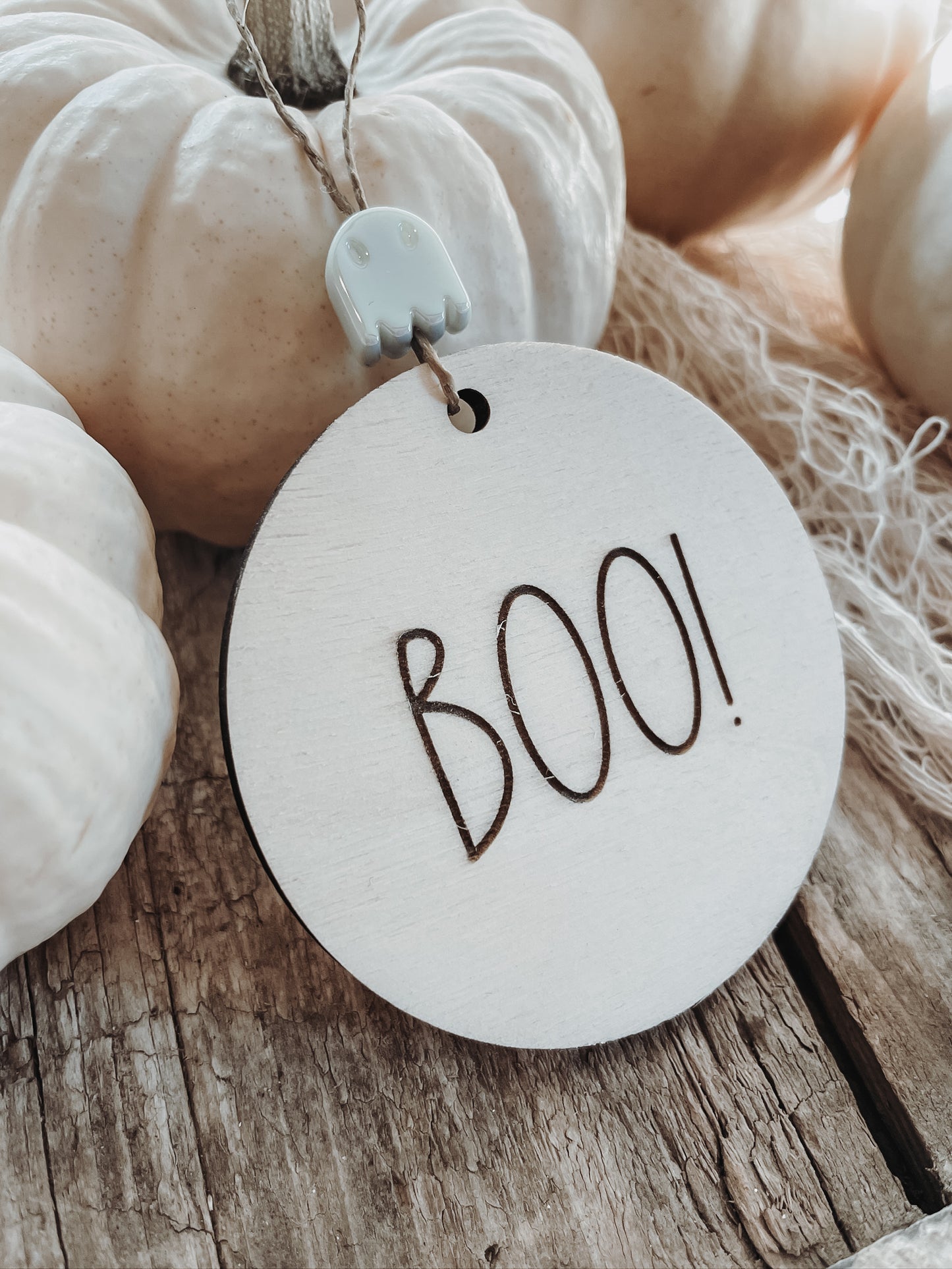 Holzanhänger BOO! klein