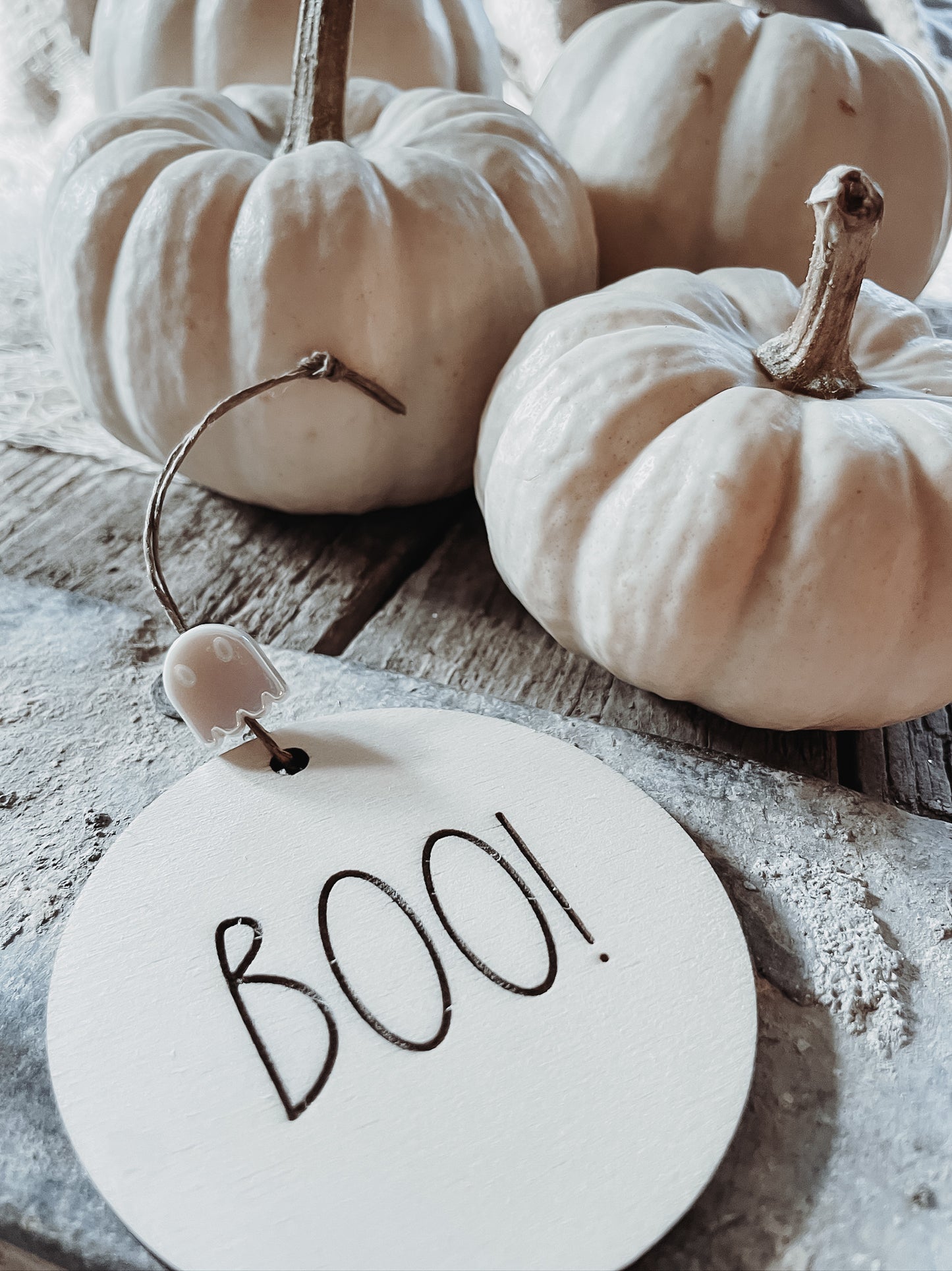 Holzanhänger BOO! klein