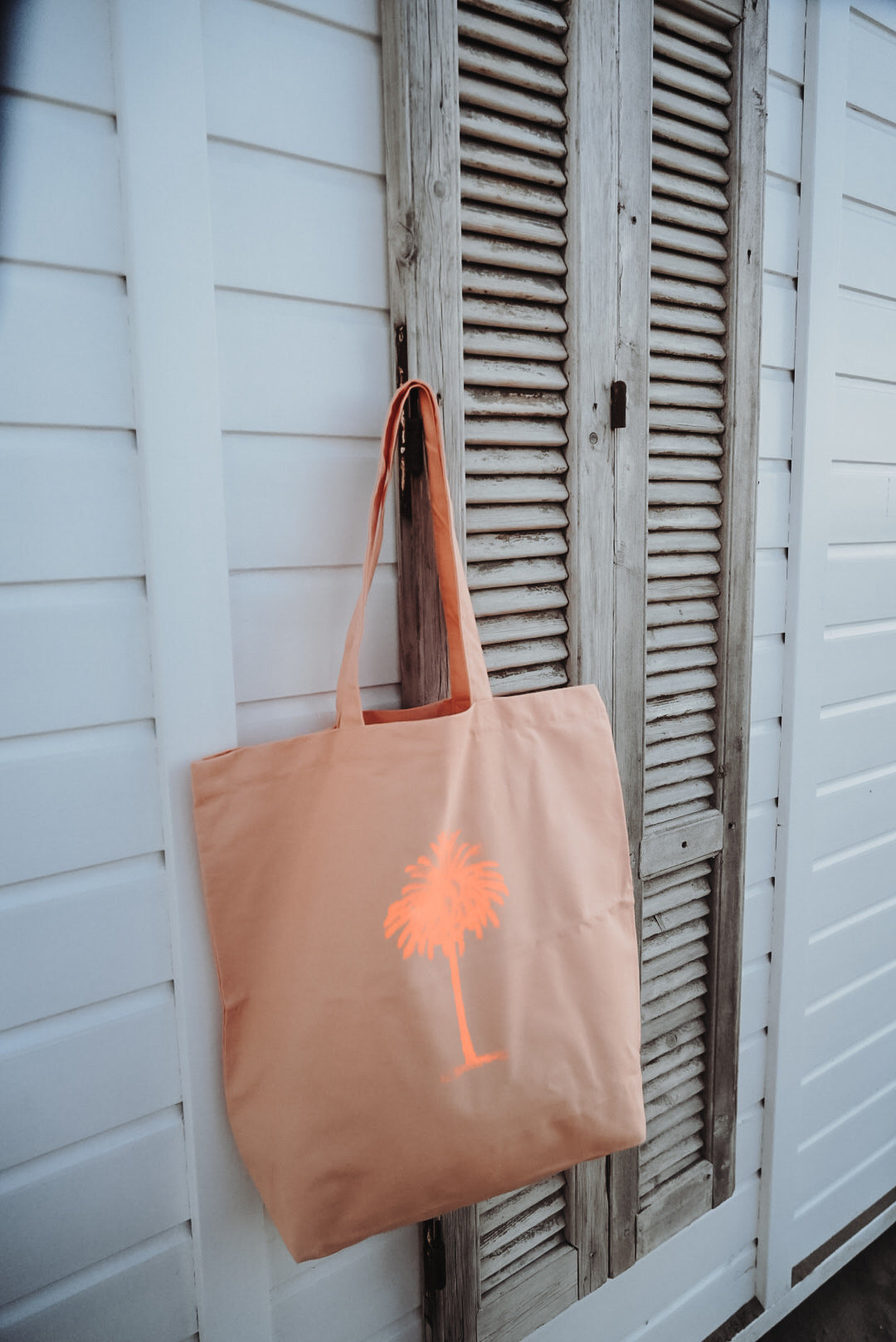 Tasche Boho Palme peach