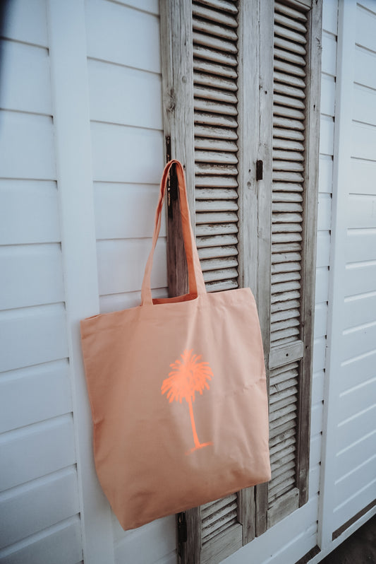 Tasche Boho Palme peach