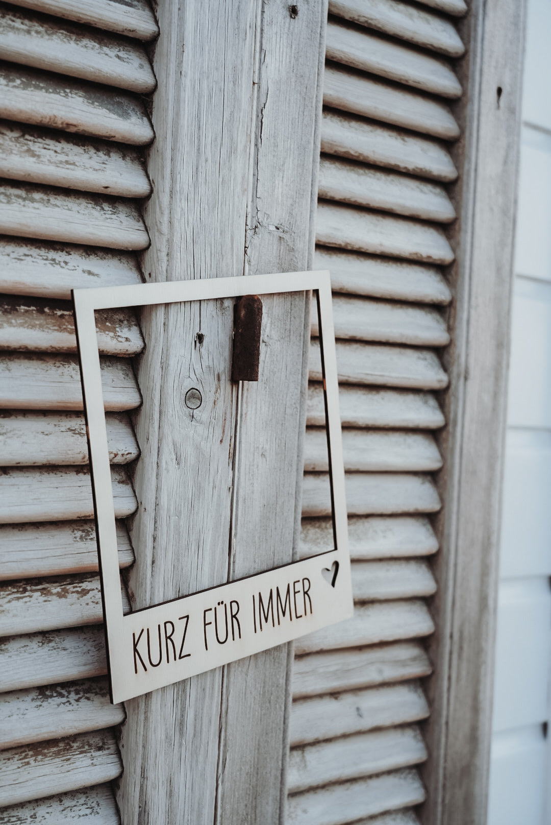 Polaroidrahmen XXL •Kurz für immer•