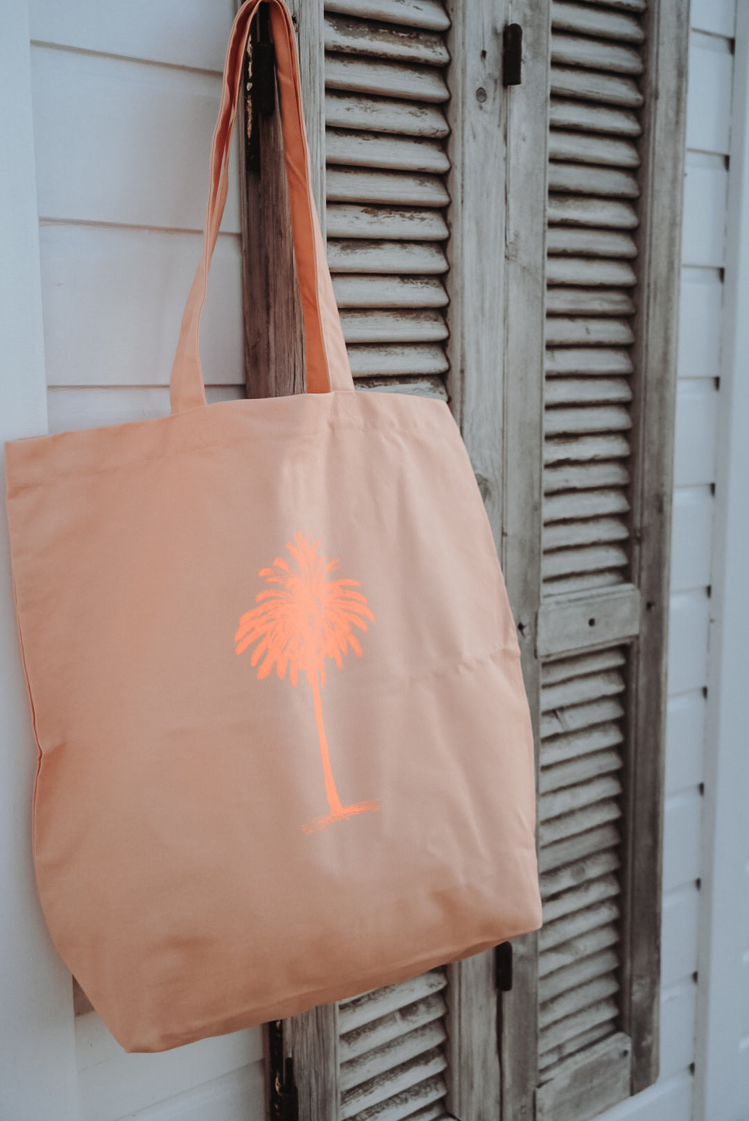 Tasche Boho Palme peach