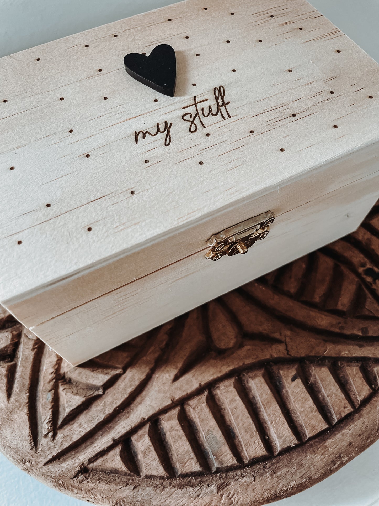 Holzbox „my stuff“