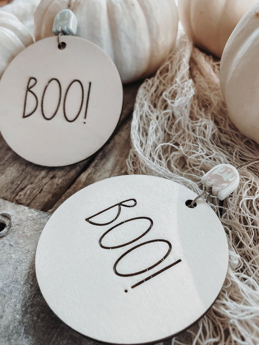 Holzanhänger BOO! klein