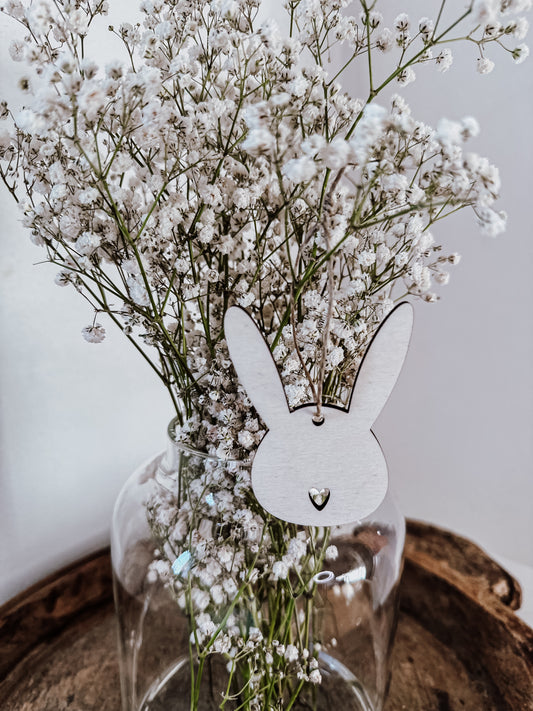 Anhänger Hasenkopf 3er Bundle