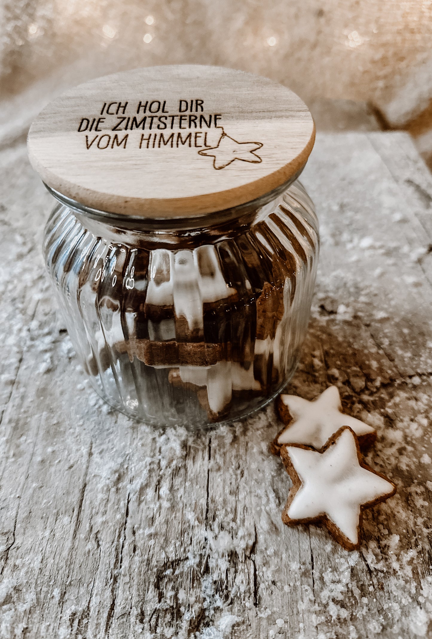 Vorratsglas „Zimtsterne“