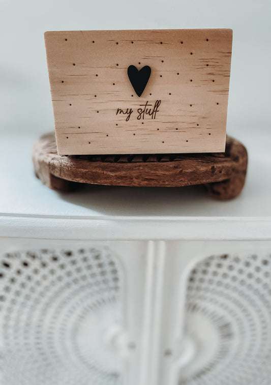 Holzbox „my stuff“