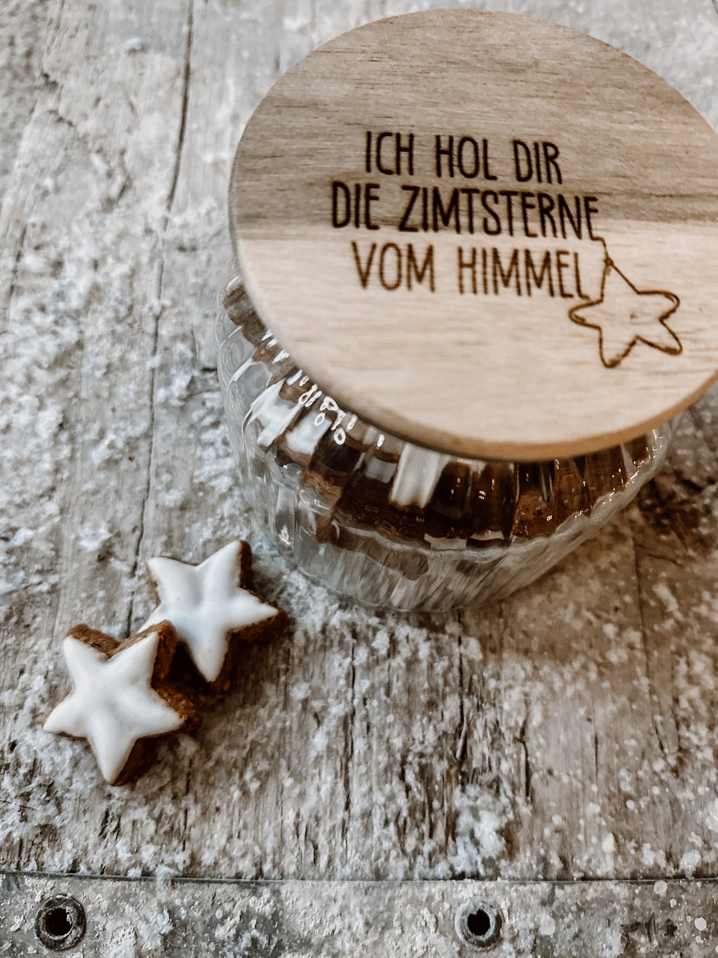 Vorratsglas „Zimtsterne“