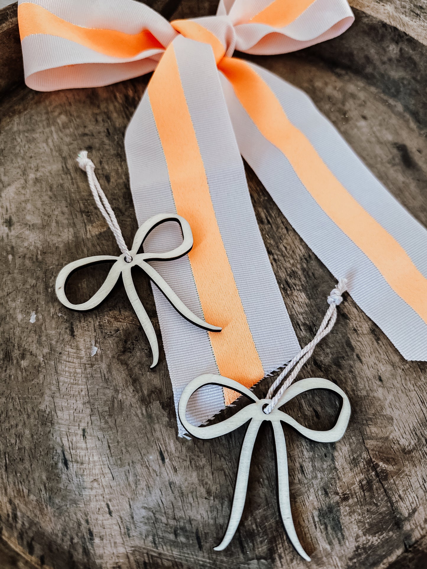 Anhänger „kleine Schleife“ 3er Bundle