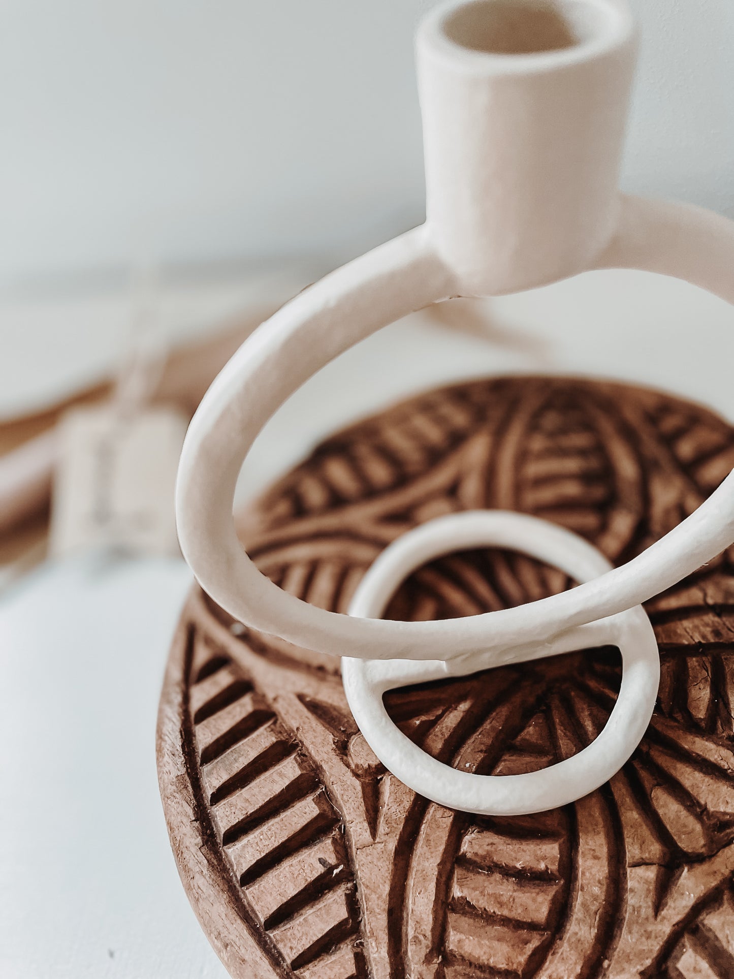 Kerzenständer Nora rosé