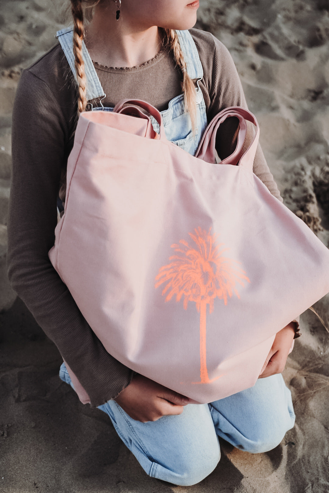 Tasche Boho Palme litschie•orange