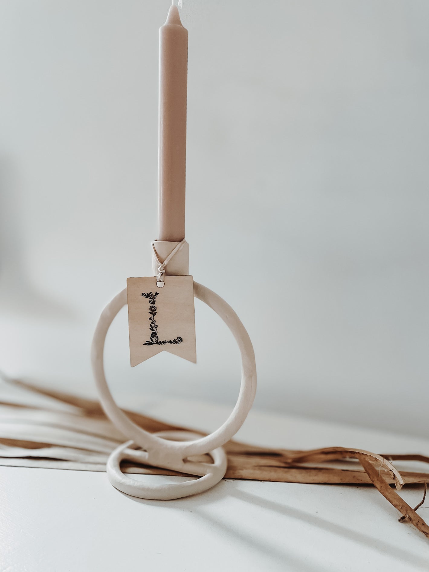 Kerzenständer Nora rosé