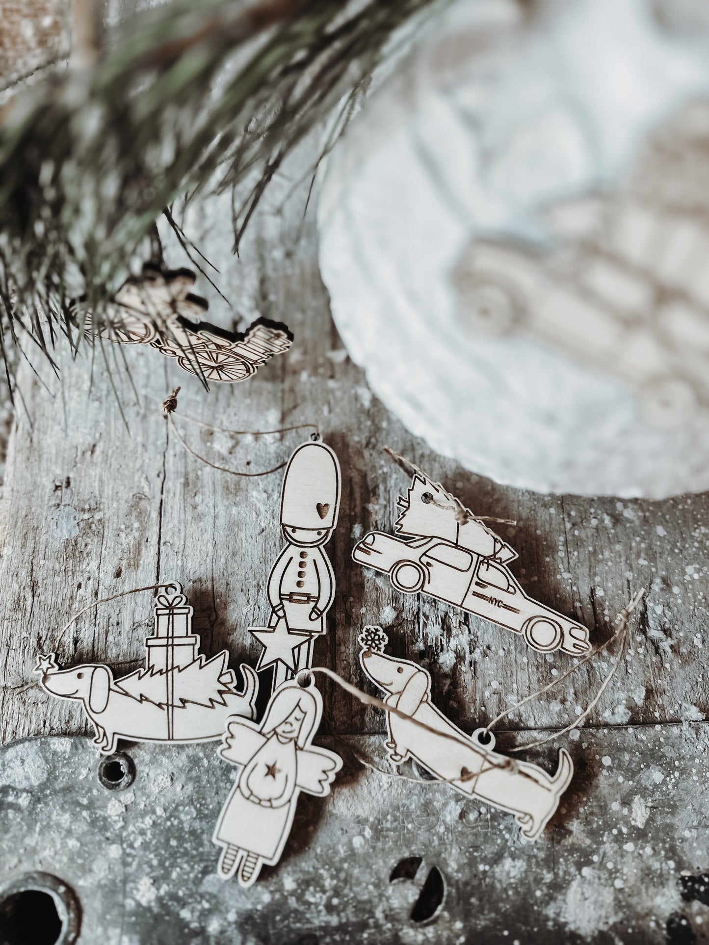 Niedliche Weihnachtsanhänger