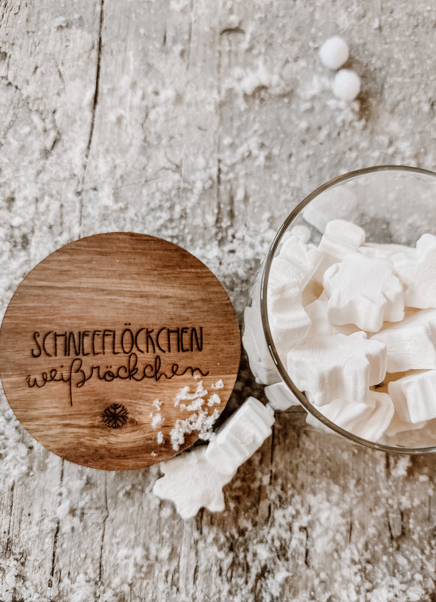 Vorratsglas „Schneeflöckchen Weißröckchen“