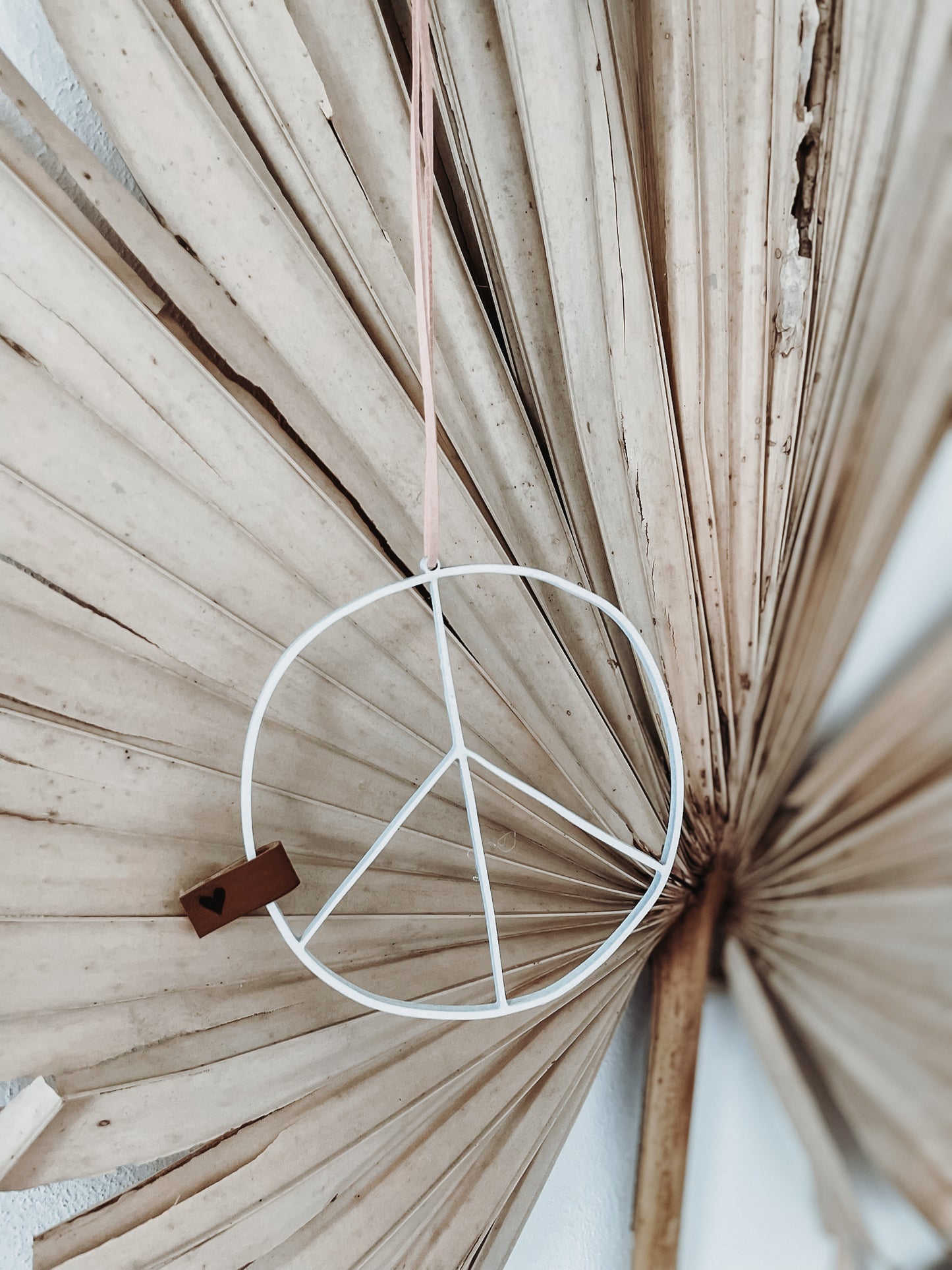 Peace filigran klein -weiß-