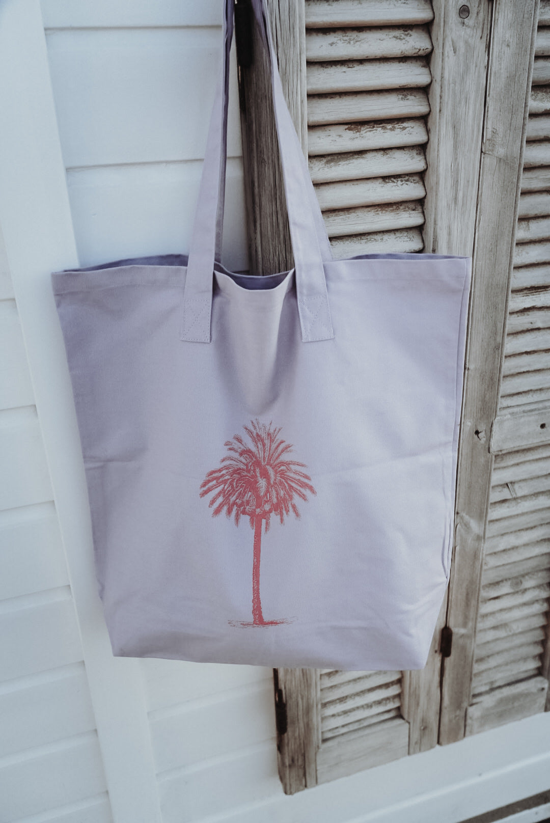 Tasche Boho Palme flieder•pink