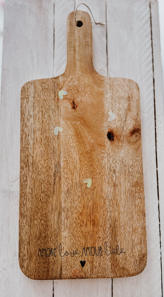 Brettchen „Liebe,Amour…“