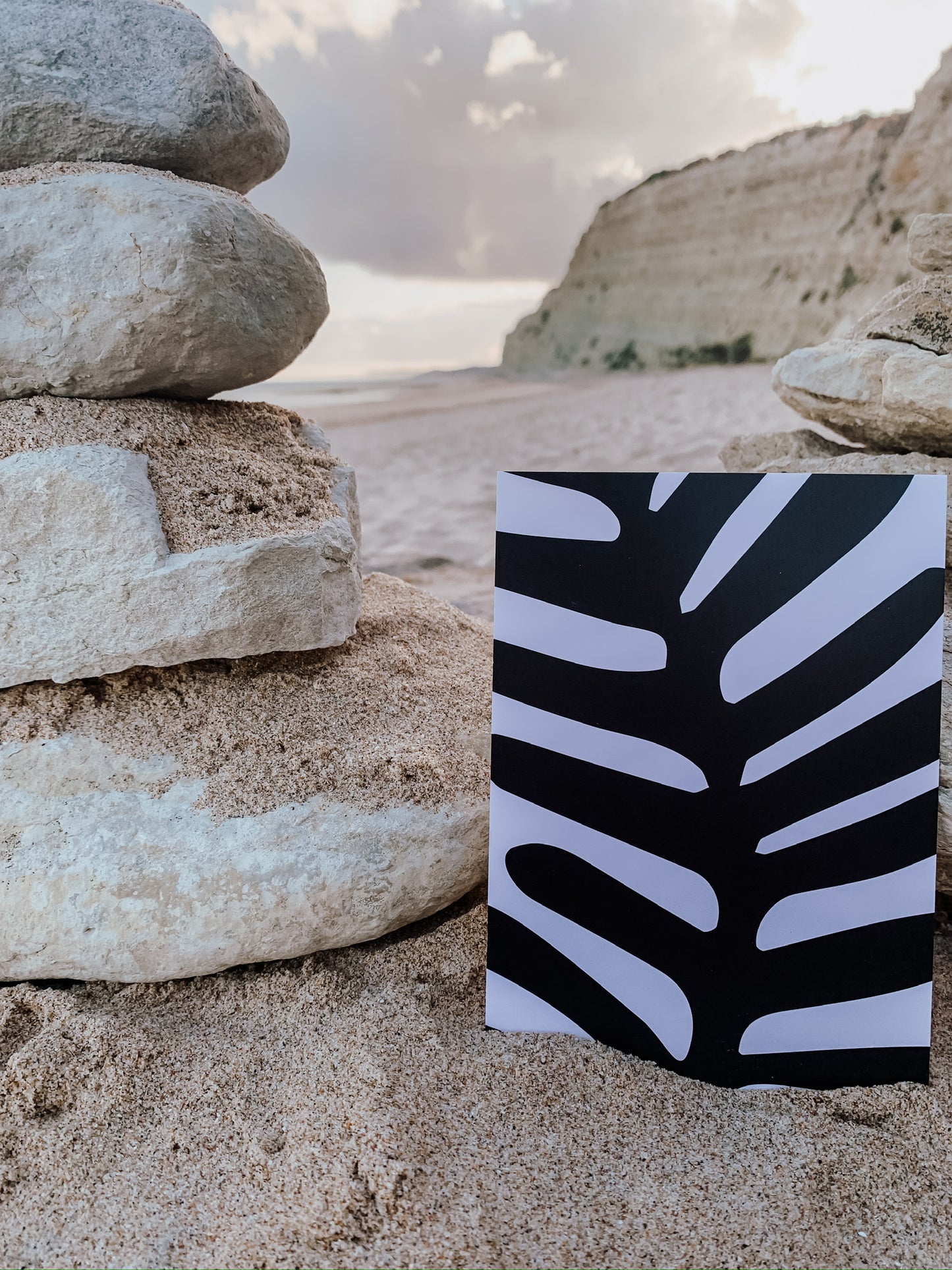 Postkarte •Palmblatt•