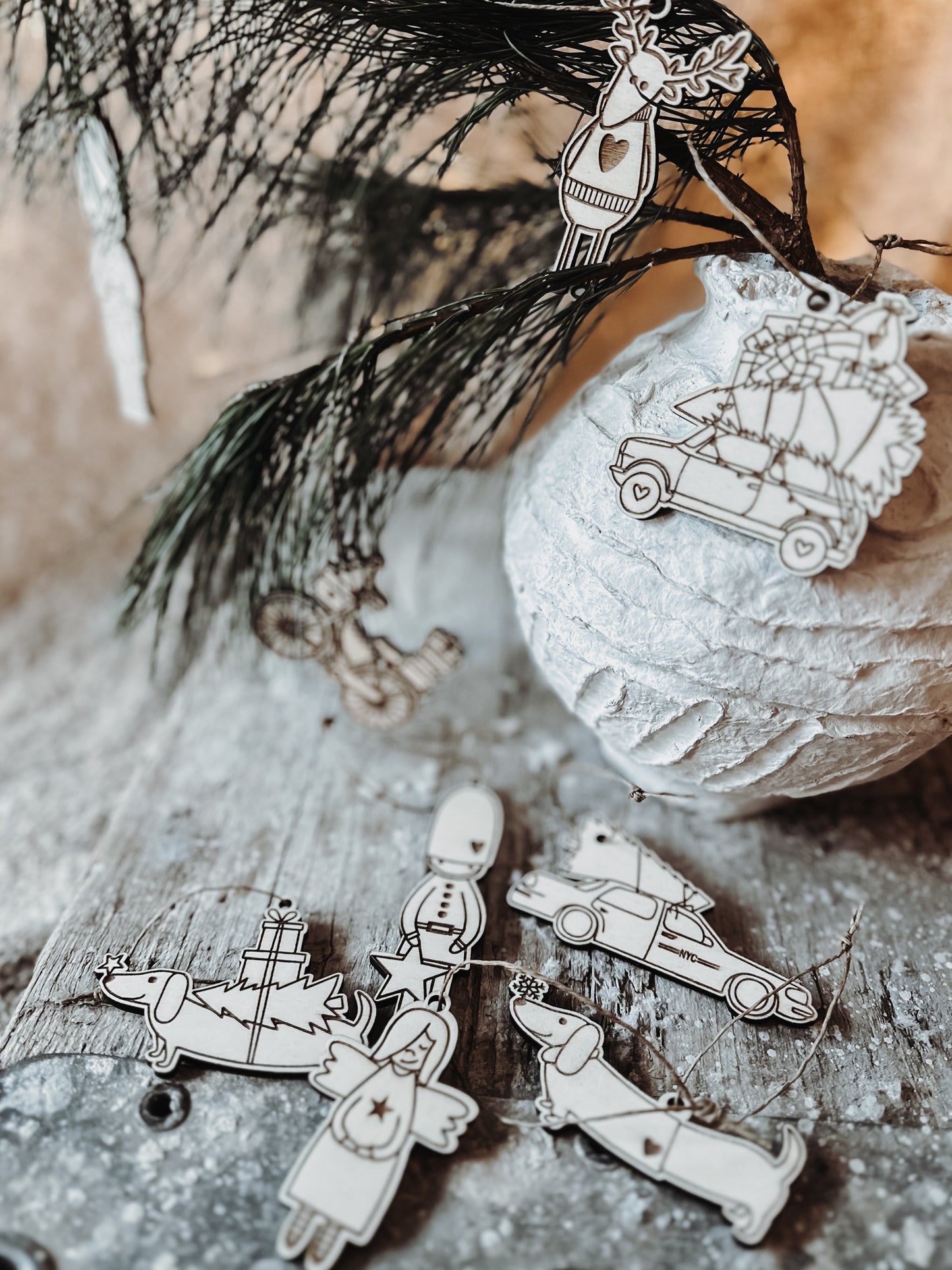 Niedliche Weihnachtsanhänger