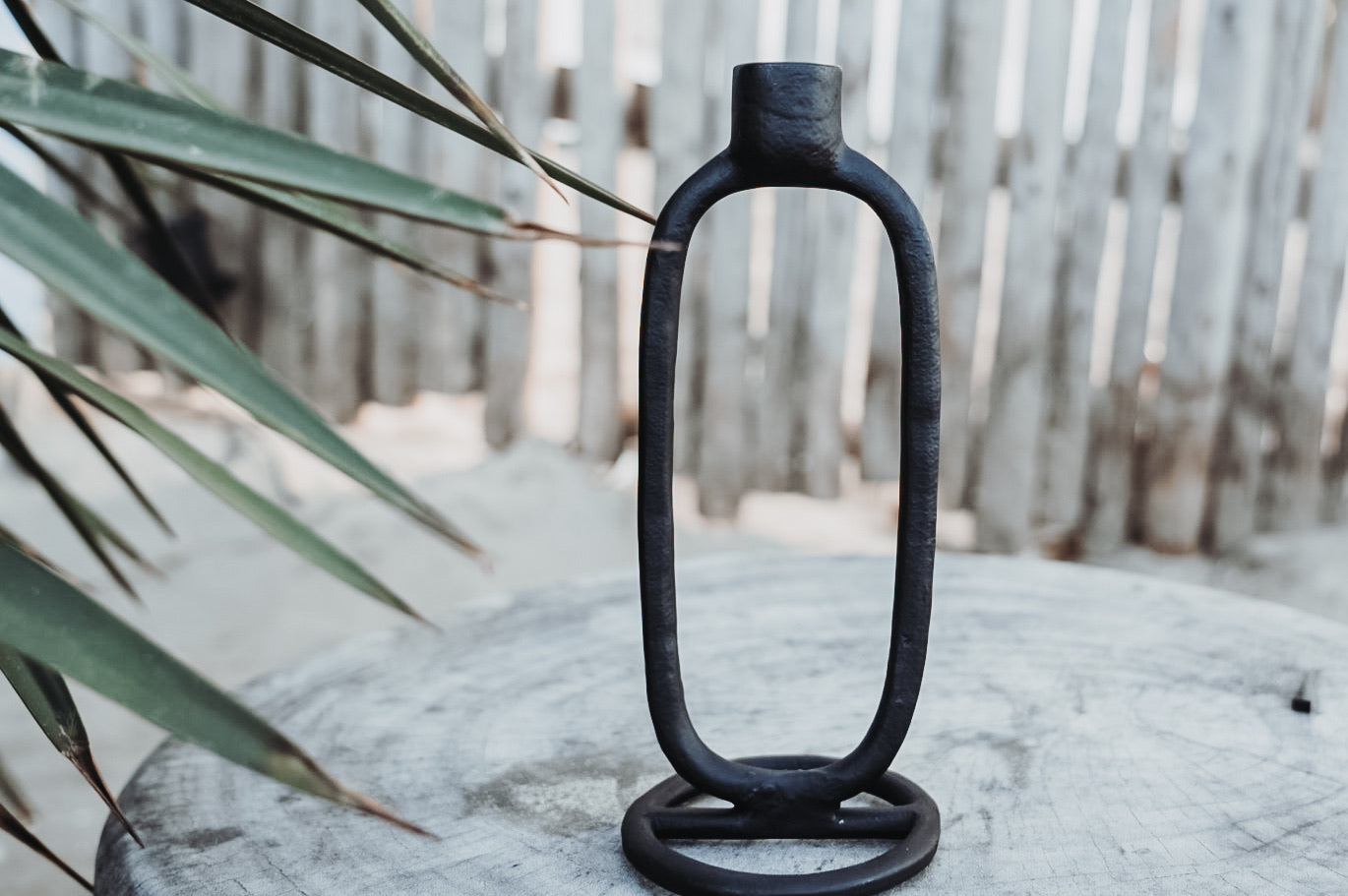 Kerzenständer Britta schwarz