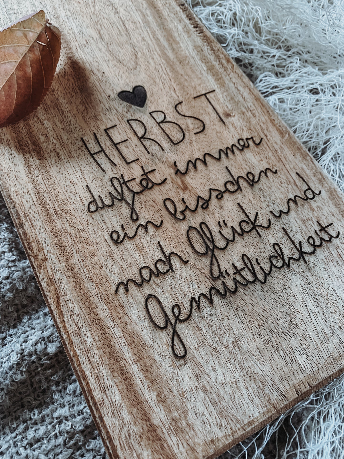 Brettchen Herbstliebe