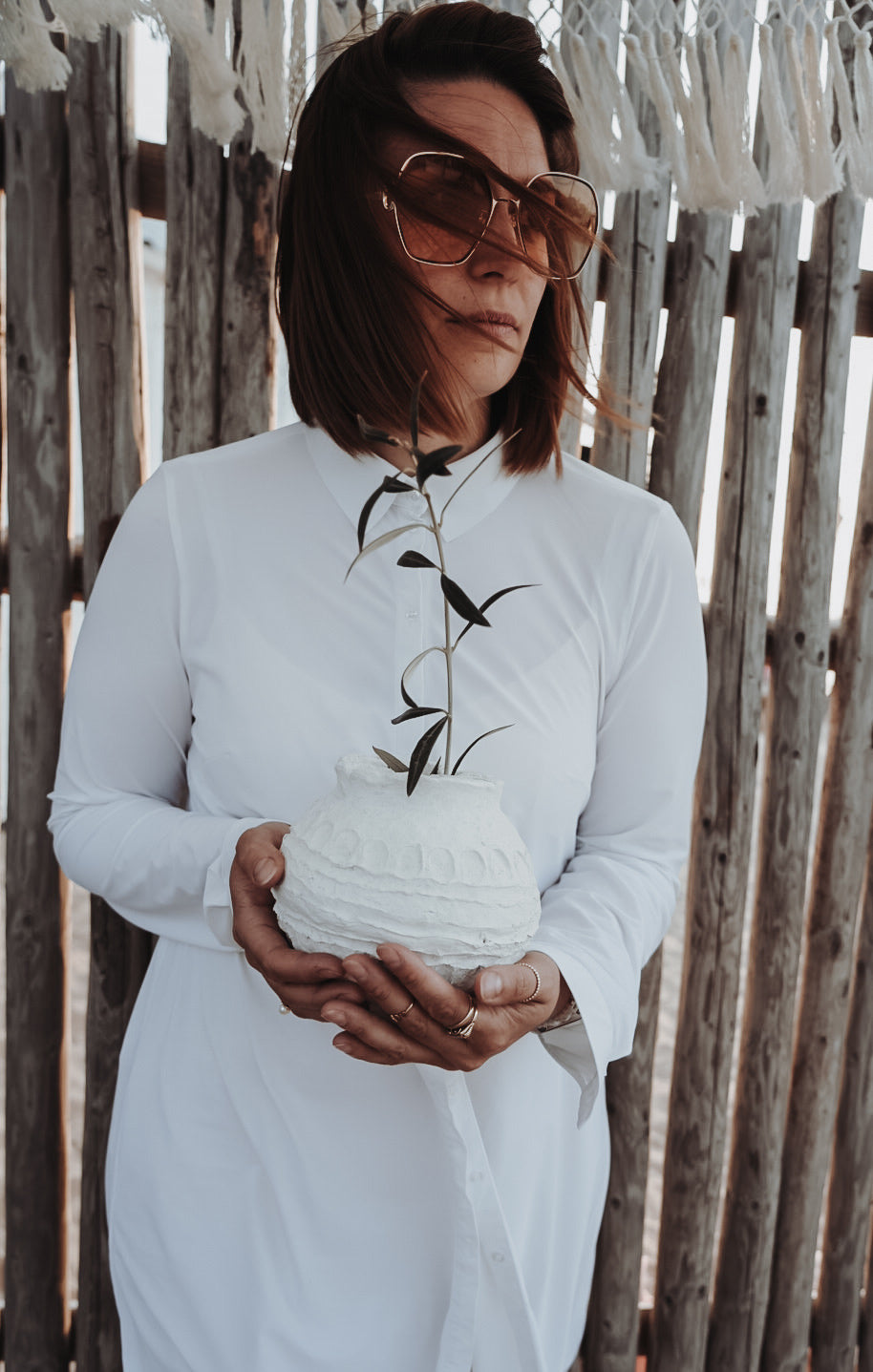 Vase Pappmaché Alex