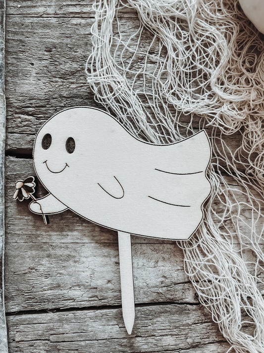 Caketopper Geist Blümchen