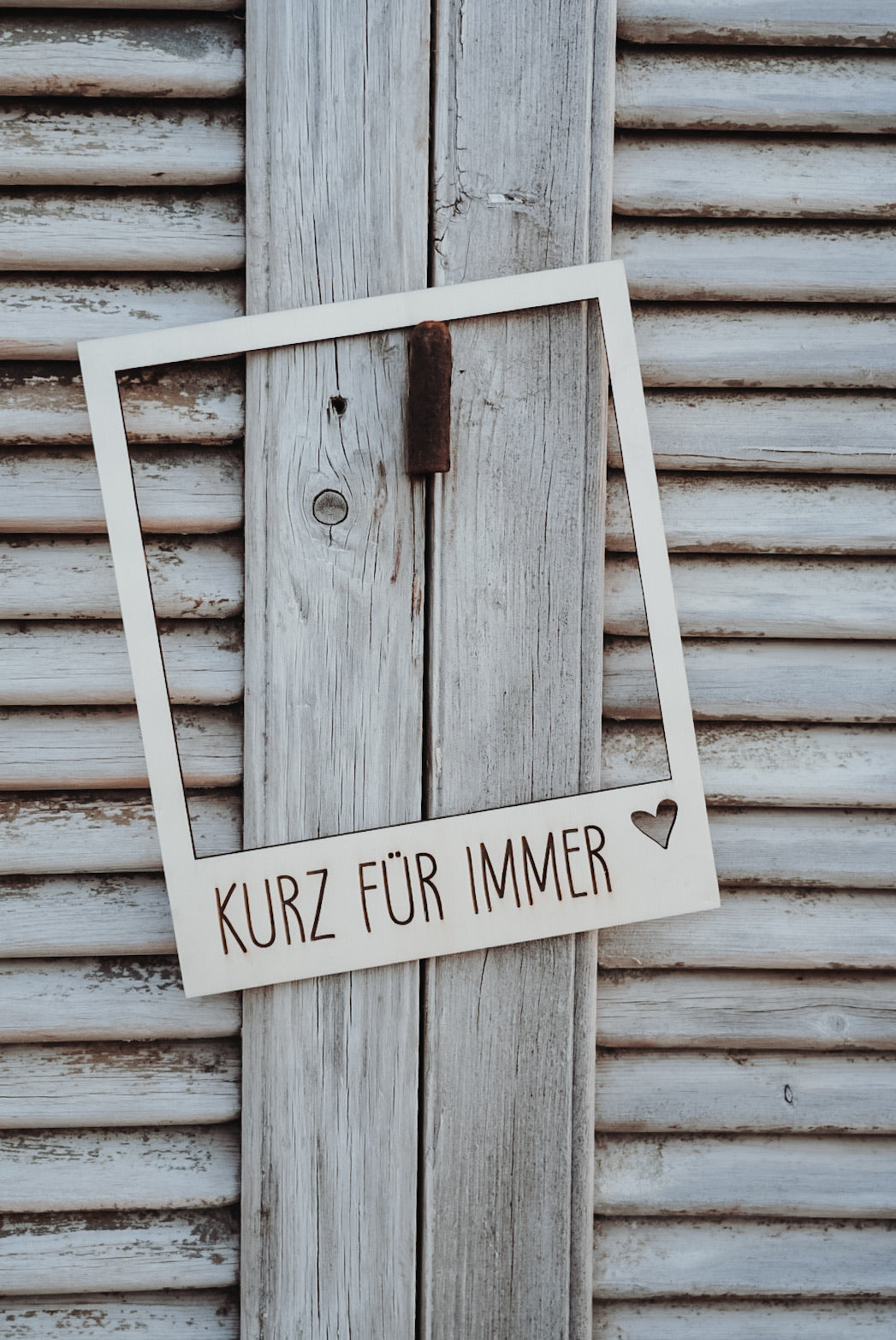 Polaroidrahmen XXL •Kurz für immer•