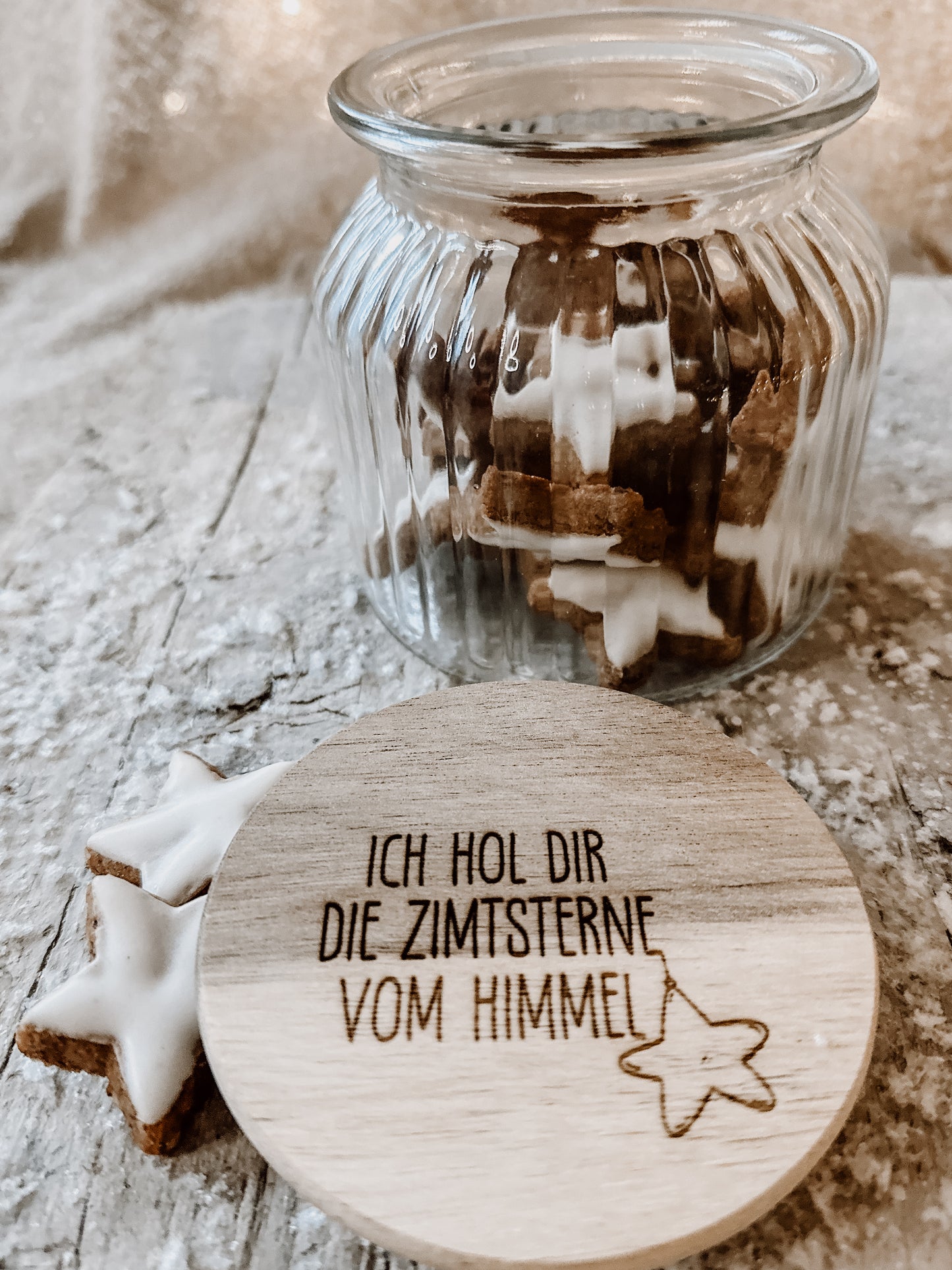 Vorratsglas „Zimtsterne“