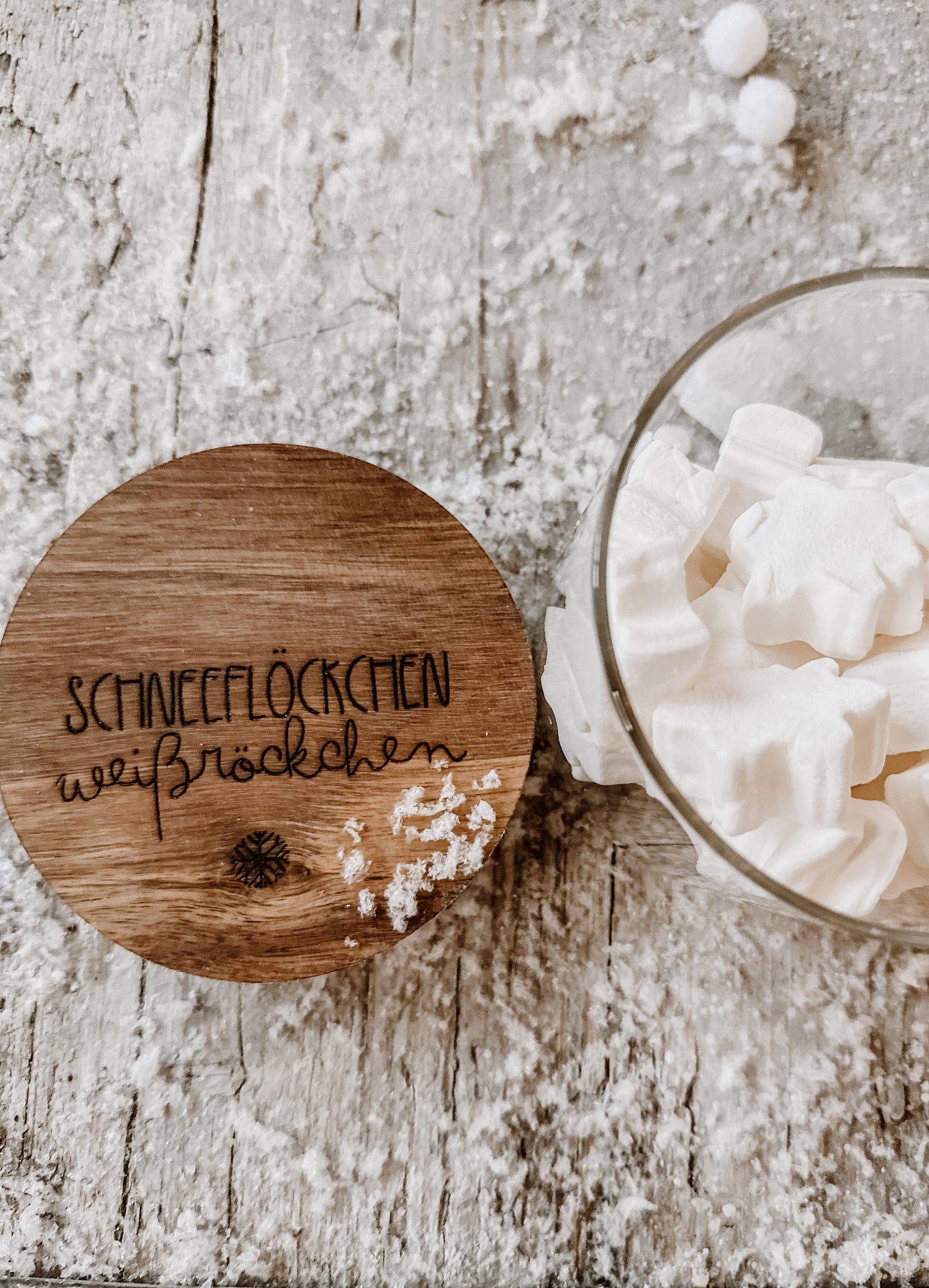 Vorratsglas „Schneeflöckchen Weißröckchen“