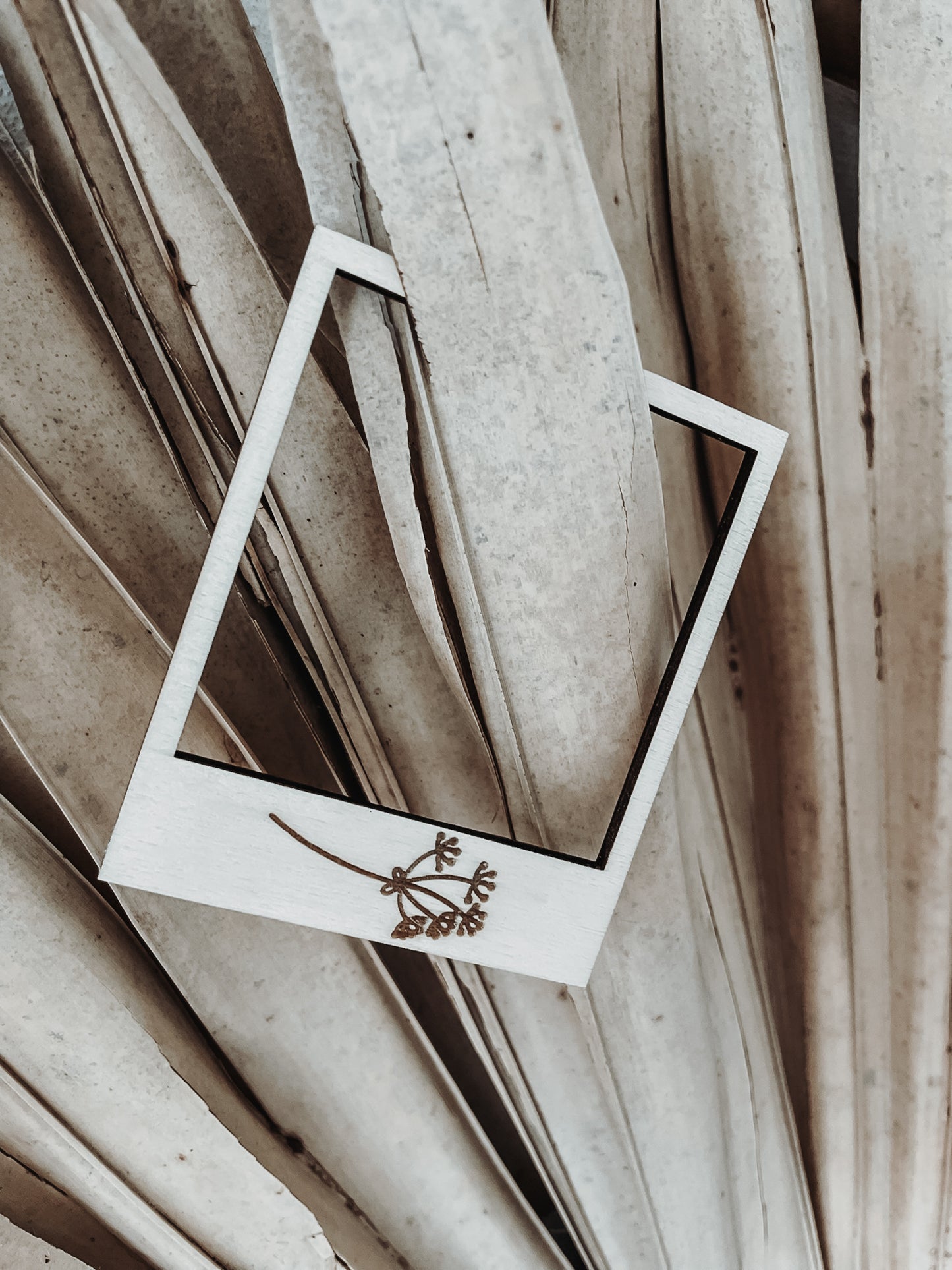 Holzrahmen für Polaroidbilder