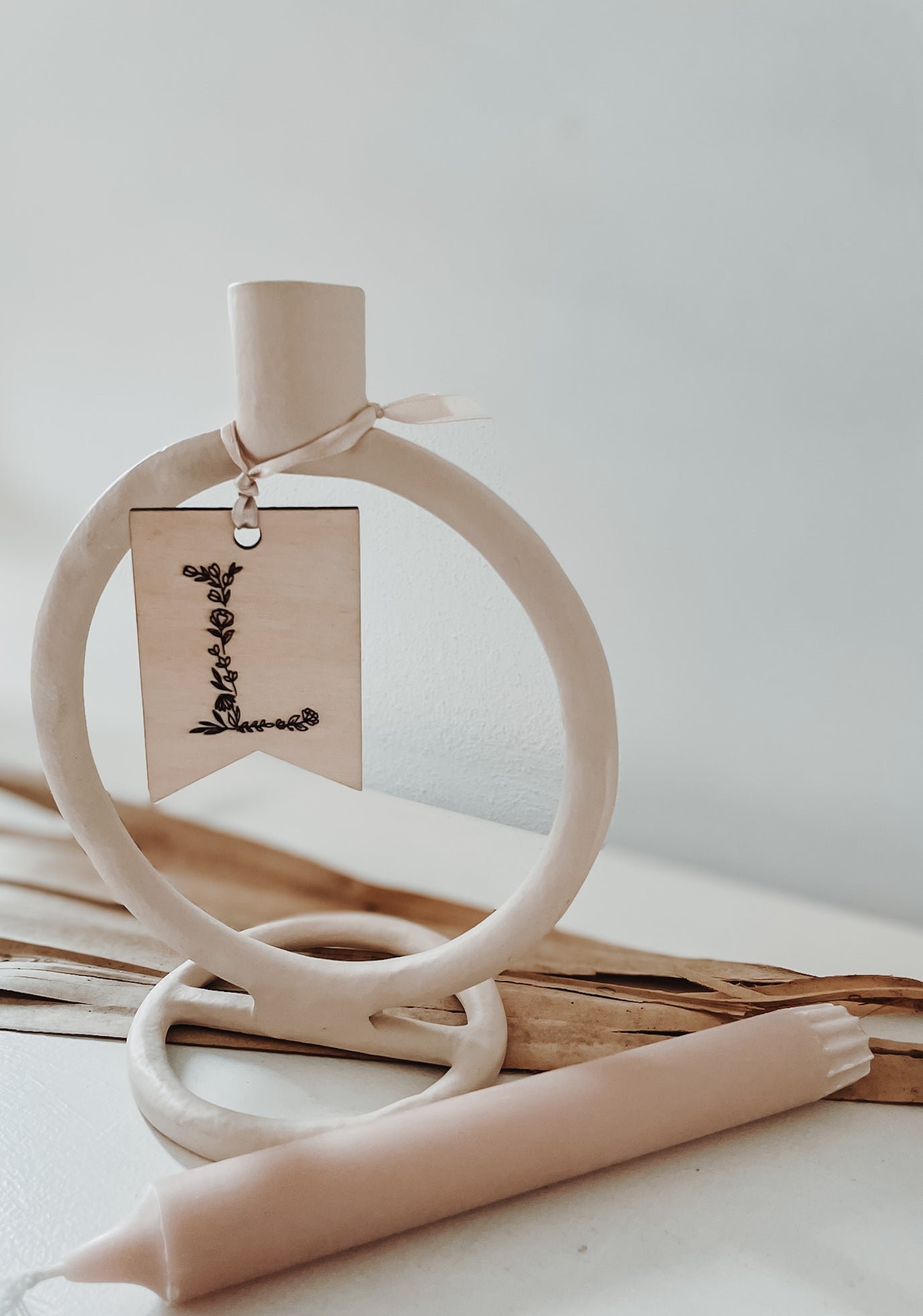 Kerzenständer Nora rosé