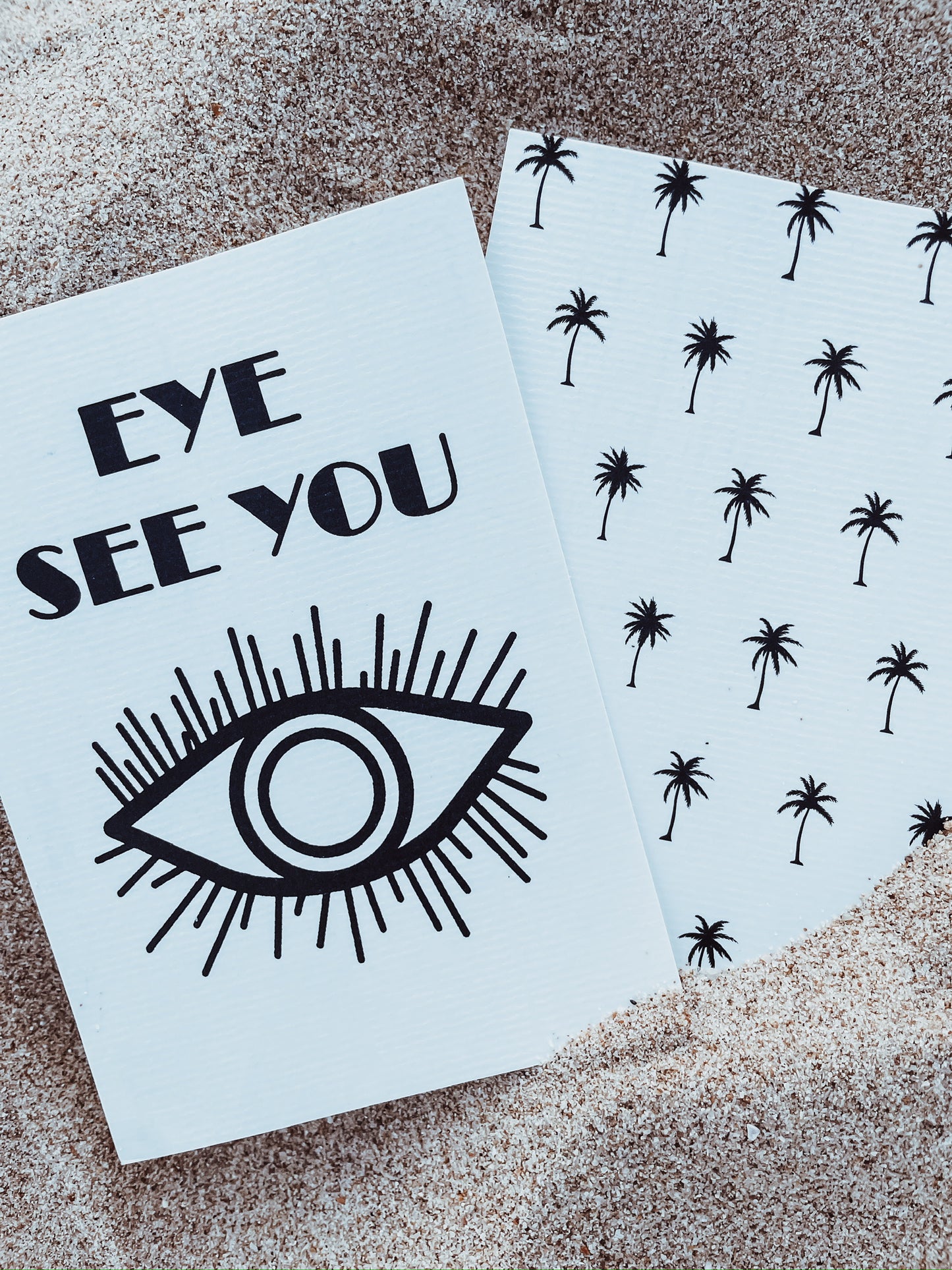 Postkarte Eye See You