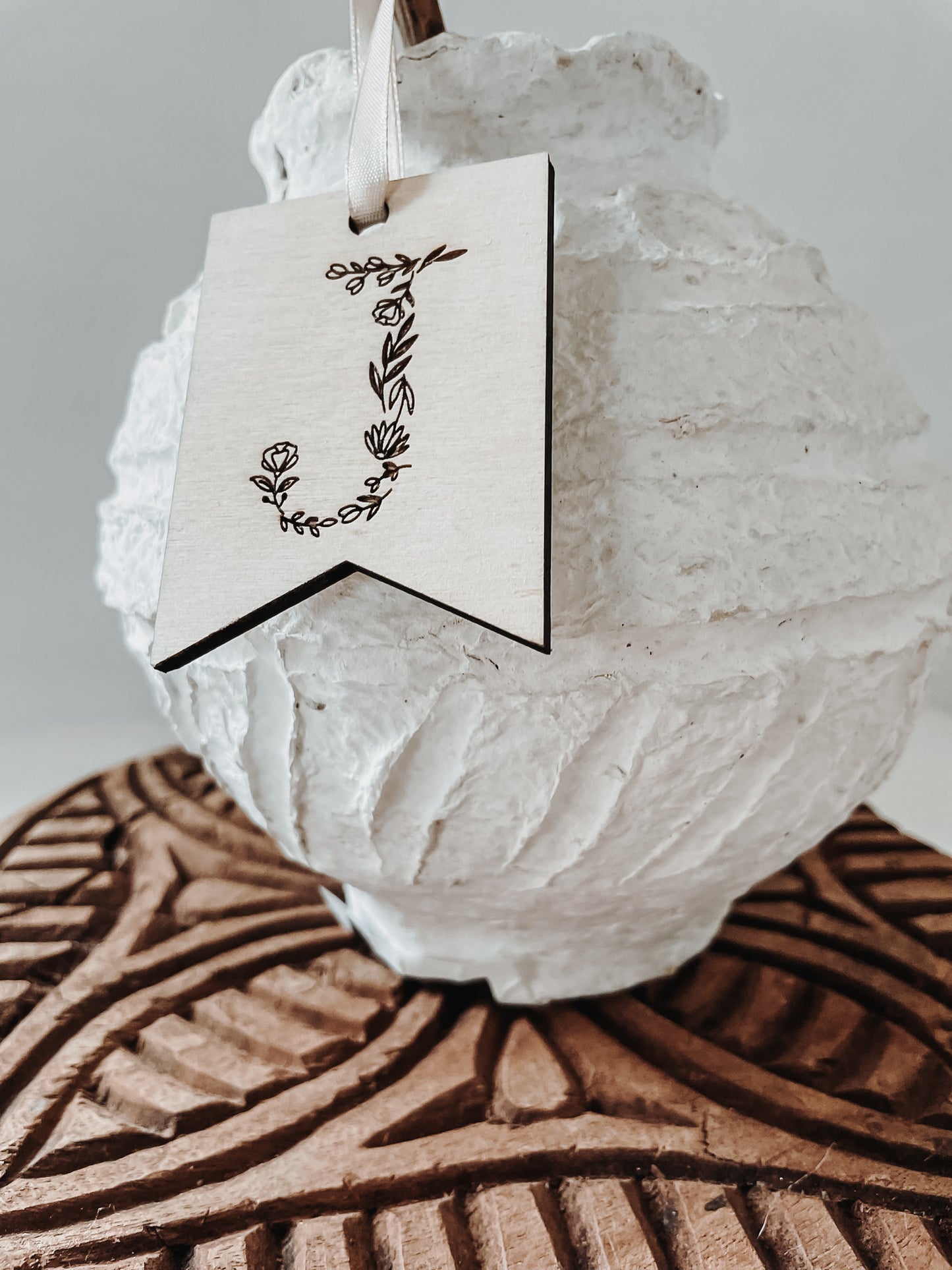 Blumiger Geschenkanhänger