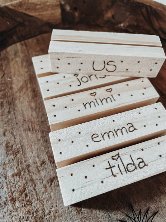 Foto-/Kartenhalter personalisiert