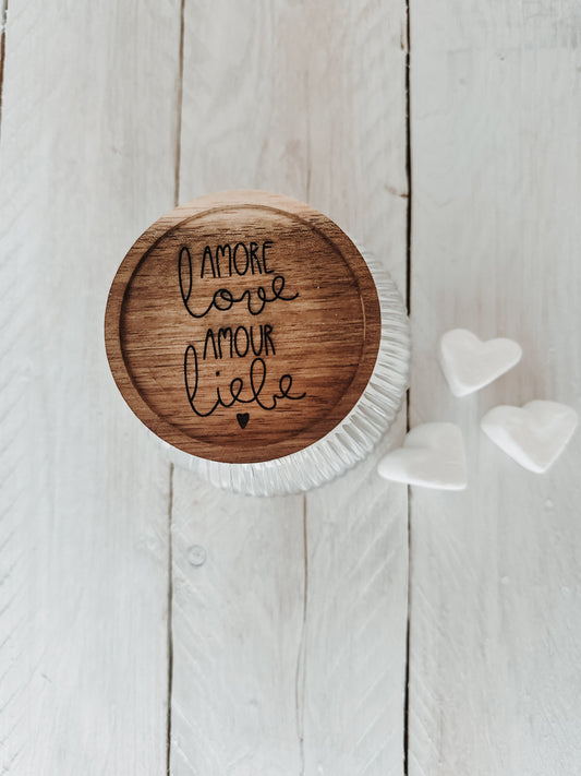 Vorratsglas „Amore,love…“