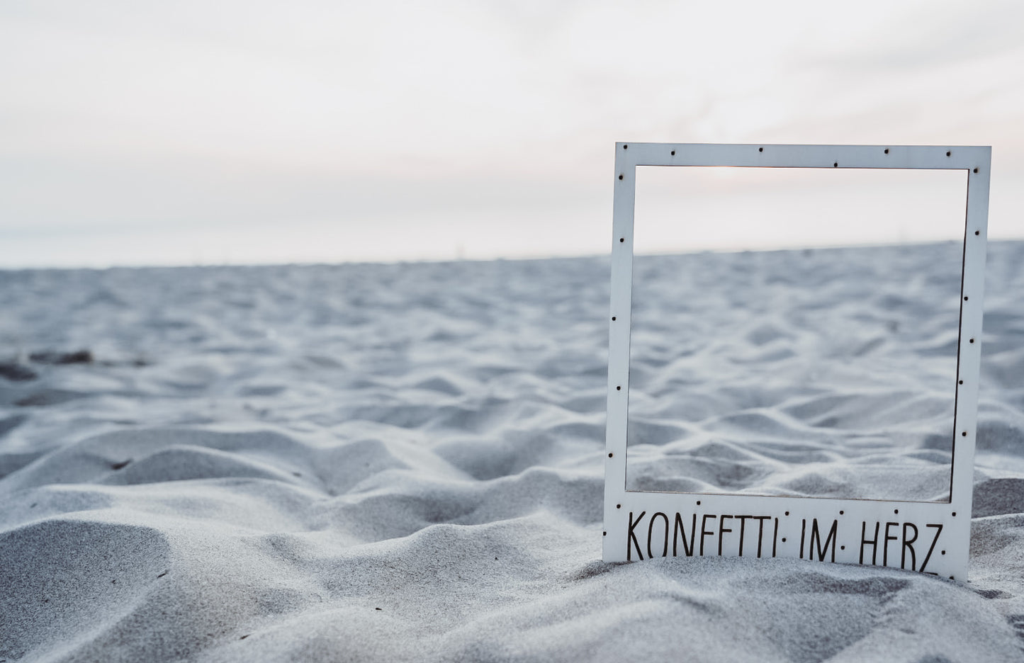 Polaroidrahmen XXL •Konfetti im Herz•