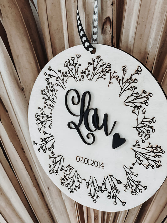 Geburtsplatte Schleierkraut