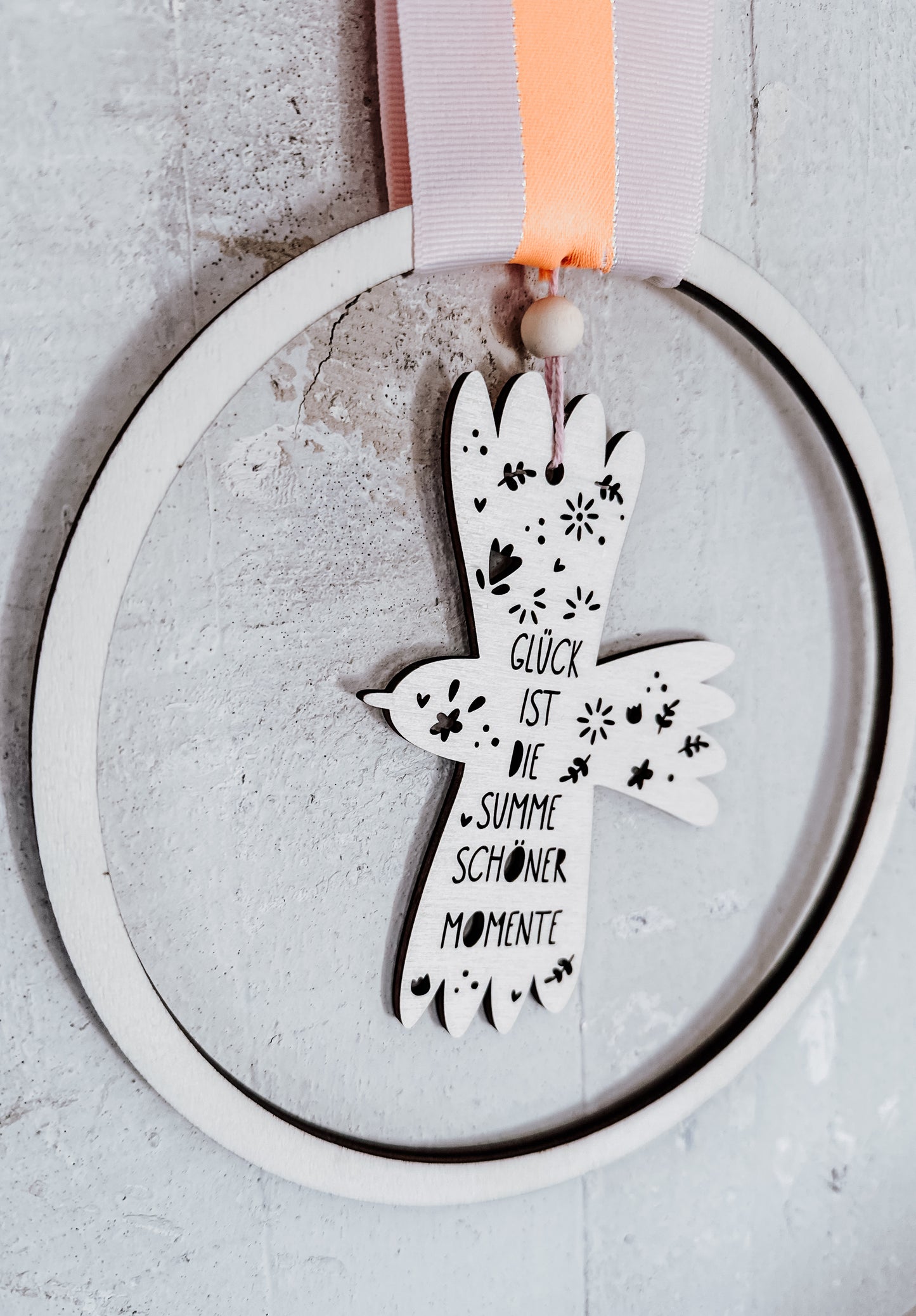 Anhänger „Vogel Glücksmomente“